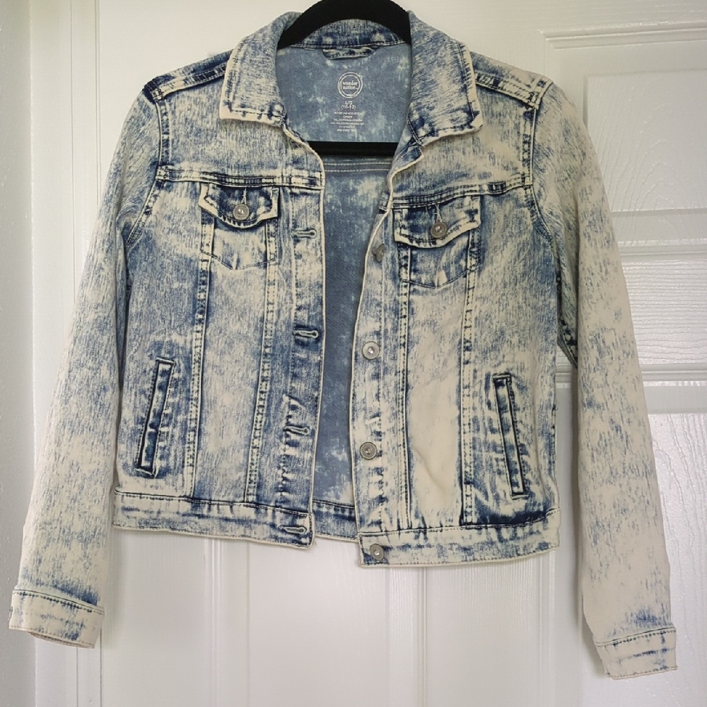 Wonder Nation Blue Acid Wash Jean Jacket
